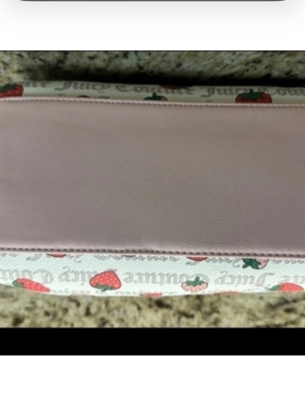 Vintage Juicy Couture Pink Strawberry Print Dome Satchel - Picture 7 of 16